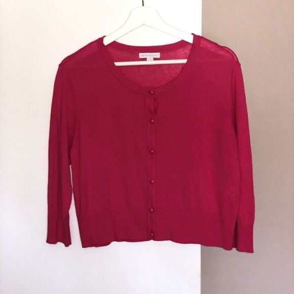Long Sleevd Button Up Sweater - Picture 1 of 3